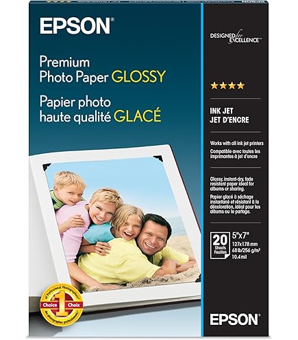 Amazon.com : Epson Ultra Premium Photo Paper Glossy, Letter, 8.5 x