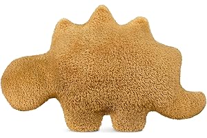 Aiideals Dino Nugget Pillow for Birthday Gifts, Chicken Dinosaur Nuggets Pillow Plush Funny Gifts for Teen Boys Girls, Fun Dino Pillows are Cute Dinosaur Gifts (Small, Stegosaurus)