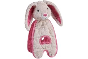 Outward Hound by Charming Pet Cuddle Tugs Bunny Plush Squeaky Dog Toy