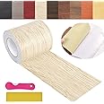 ZERNBER Wood Grain Repair Tape, 2.4 inch X 32ft Self Adhesive Wood Colored Tape for Tables, Chairs, Baseboards, Doors, Windows, Floors, Handicraft DIY.