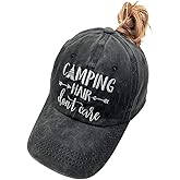 Splash Brothers Customized Unisex Camping Hair Don't Care Vintage Adjustable Baseball Cap Denim Dad Hat