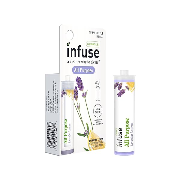 GENERIC CASABELLA INFUSE LEMON LAVENDER SCENTED ALL PURPOSE CLEANING CONCENTRATE – 8PACK