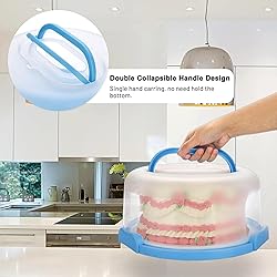 BSTKEY Portable Cake Carrier with Lid and