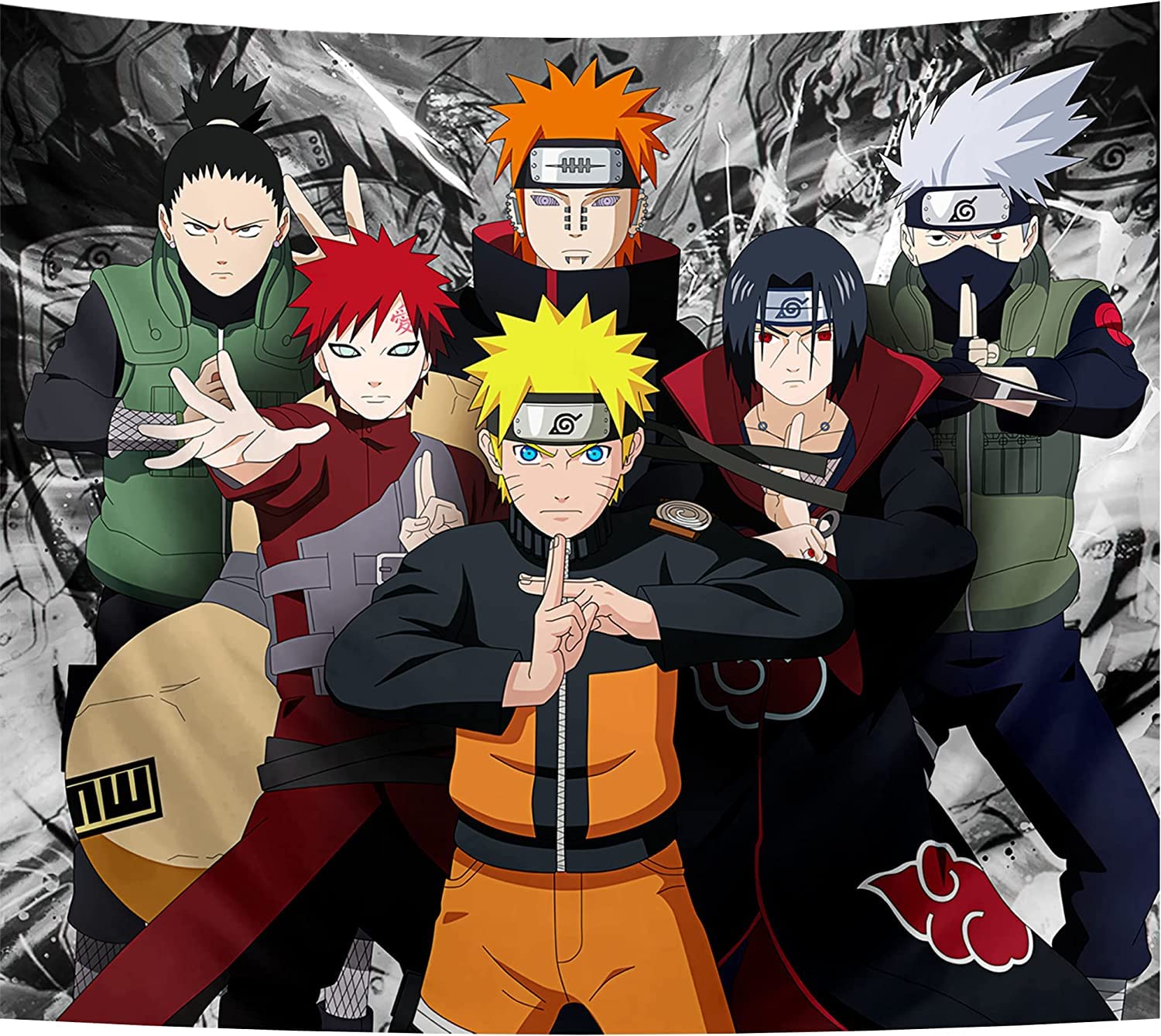 FENDROM Anime Tapestry Japanese Wall Hanging Anime Room Decor Cartoon Poster Decor Backdrop College Dormitory Room Home Decoration