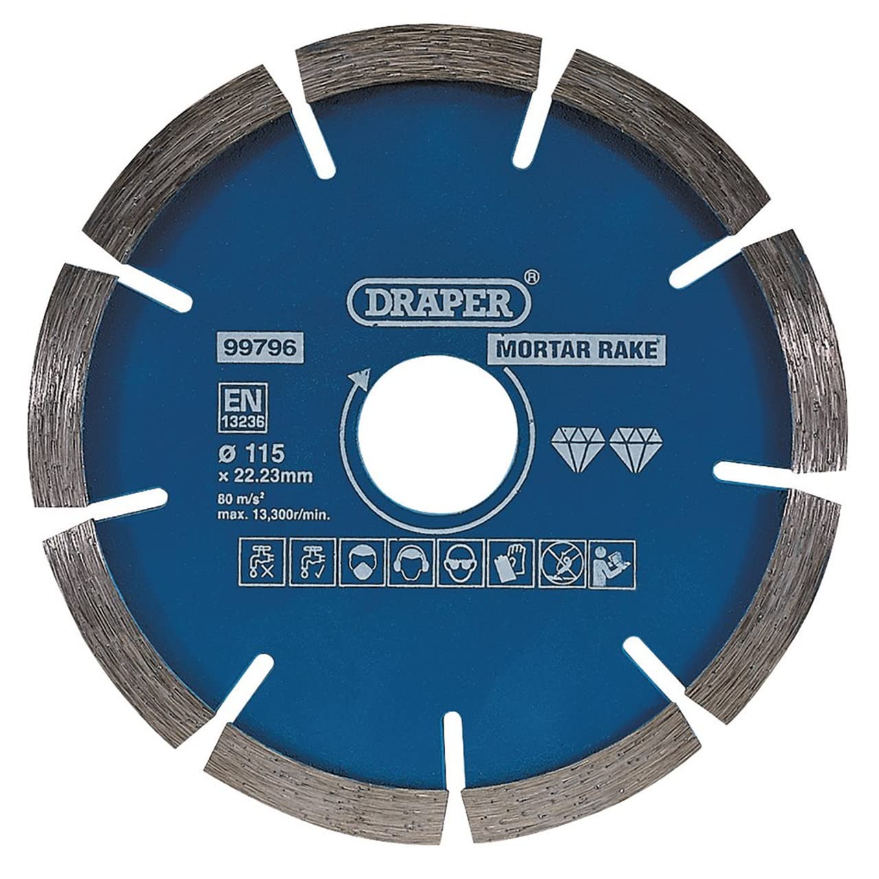 Draper 99796 Mortar Raking Diamond Blade (115mm)