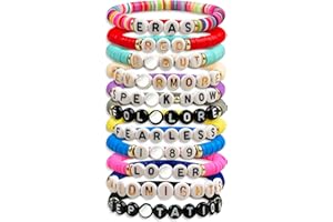 Aduciyo Inspired Friendship Bracelet Set for Swiftie Merch Girls, Women Gifts,Album Tour Outfit Party Eras,Valentine's Da Gifts