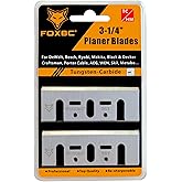 FOXBC 3-1/4 Inch 82mm TCT Carbide Planer Blades Replacement for Makita 1900B, KP0810, KP0800K, DeWalt D26676, DW6655, DW680, 