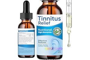 TRIXES Tinnitus Relief for Ringing Ears,Natural Herbal Drops for Effective Tinnitus Treatment and Ear Ringing Relief, Reduces Ear Noise and Improves Hearing for Men & Women