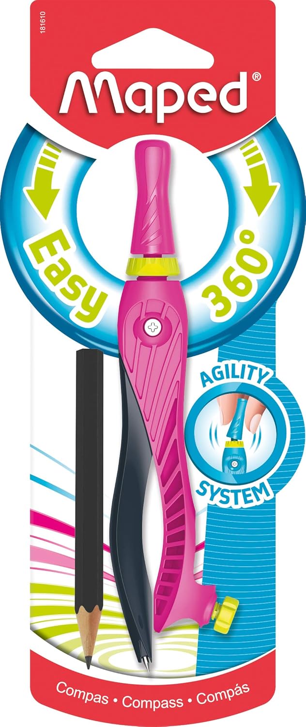 Maped Kidz 360 Compass - Assorted Colours, Multi-Colour, Single - Image 3