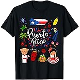 Puerto Rican Culture Outfit Idea Puerto Rico Flag Kids T-Shirt