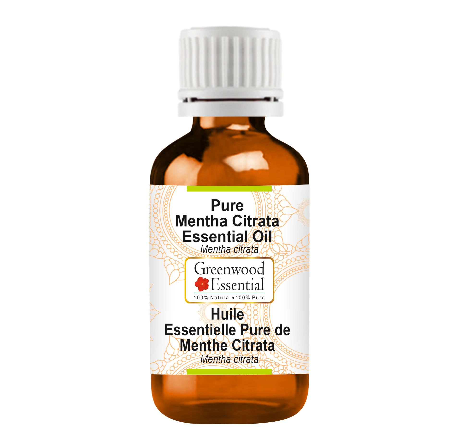 Greenwood Essential Pure Mentha Citrata Essential Oil (Mentha citrata) Steam Distilled Natural Therapeutic Grade 30ml (1 oz)