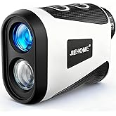 JIEHOME Golf Rangefinder with Slope & Magnet, 7 Modes(Triangulation) Upgraded Range Finders, 1200 Yards, 7X Magnification, Rechargeable Range Finder for Golfing Hunting Golf Accessories for Men Women