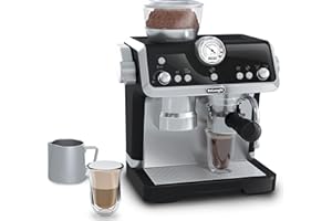 Casdon De'Longhi Toys - Barista Coffee Machine - Toy Kitchen Playset for Kids with Moving Parts, Realistic Sounds & Magic Cof