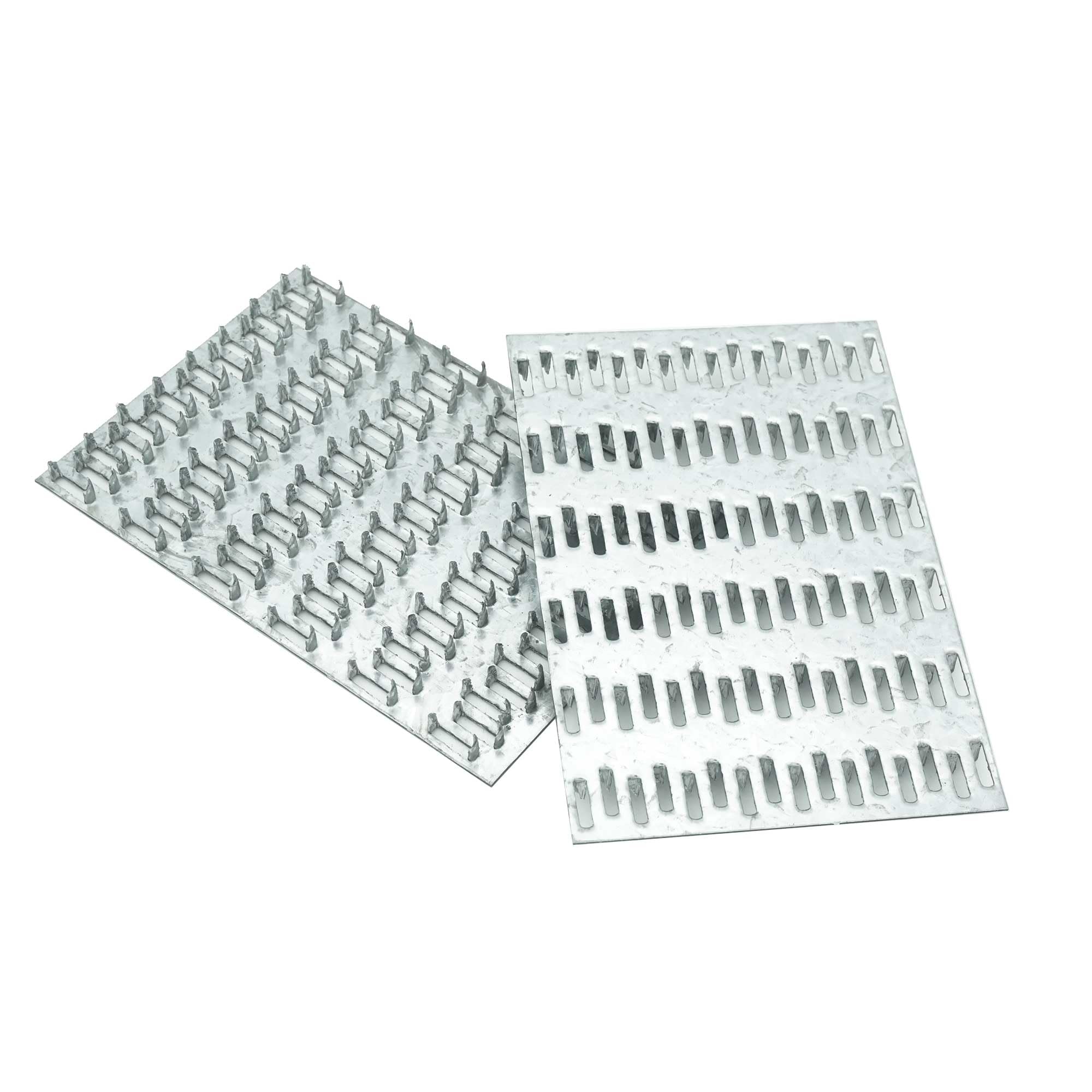 10-Pack 4x6 Inch Pronged Truss Plates, Galvanized