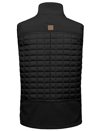 Little Donkey Andy Men's Lightweight Puffer Vest, Warm Outdoor
