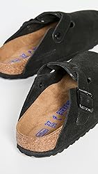 Birkenstock Unisex Boston Soft Footbed, Black