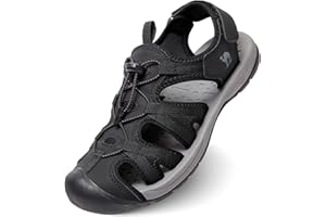 CAMELSPORTS Men's Hiking Sandals Closed Toe Outdoor Beach Sandal Waterproof Sport Fisherman Sandals Water Shoes