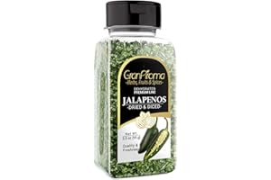 GranAroma Diced Jalapenos, Spicy, Flavorful Peppers, Toppings & Salsas (3.5 Ounce)