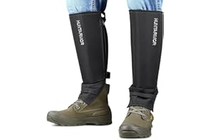 TREKMASTER Leg Gaiters Hunting Gaiters, Ultra High-Performance Hunting Boot Gaiters, Snake Guards with Hard Protective EVA Outer Shell, Waterproof and Adjustable Snow Boot Gaiters for Hiking, Hunting