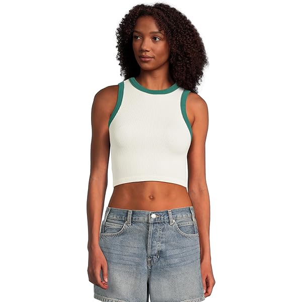 Free People Women's Make It Happen Brami, Grey/White at