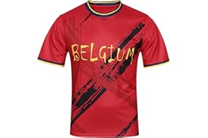 SINLEISI Fan Soccer Jersey for UEFA Euro 2024 Fan Soccer Jersey - France，Germany，England，Spain，Croatia & Portugal