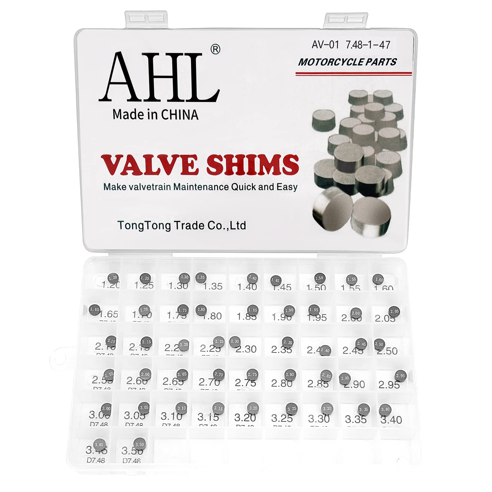 AHL Adjustable Valve Shim Kit 7.48mm