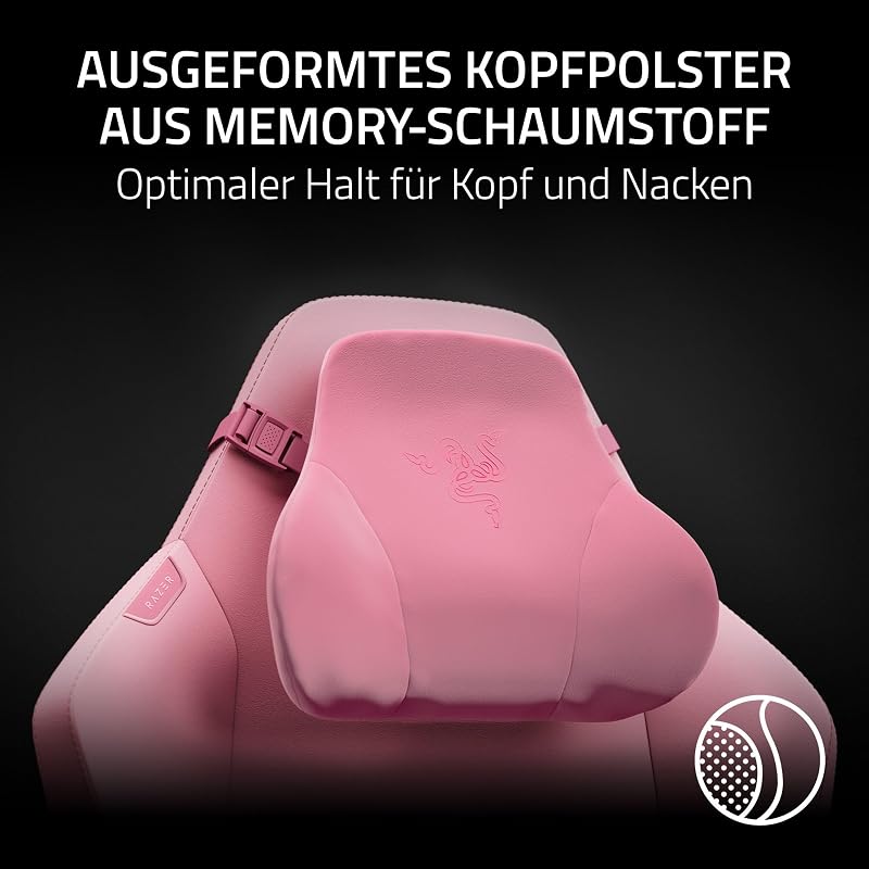 Iskur V2 NewGen - Ergonomischer Gaming-Stuhl mit atmungsaktivem Gen-2 EPU-Leder mit Cooltouch Technologie - Hyperflex Lordosenstütze - breite Schulterbögen und Sitzfläche | Quartz