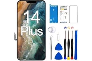 SIMDOG for iPhone 14 Plus Screen Replacement Kit 6.7 inch, Full HD LCD Display 3D Touch Screen Digitizer Full Assembly + Repair Tools. Model A2632, A2885, A2886, A2887, A2888