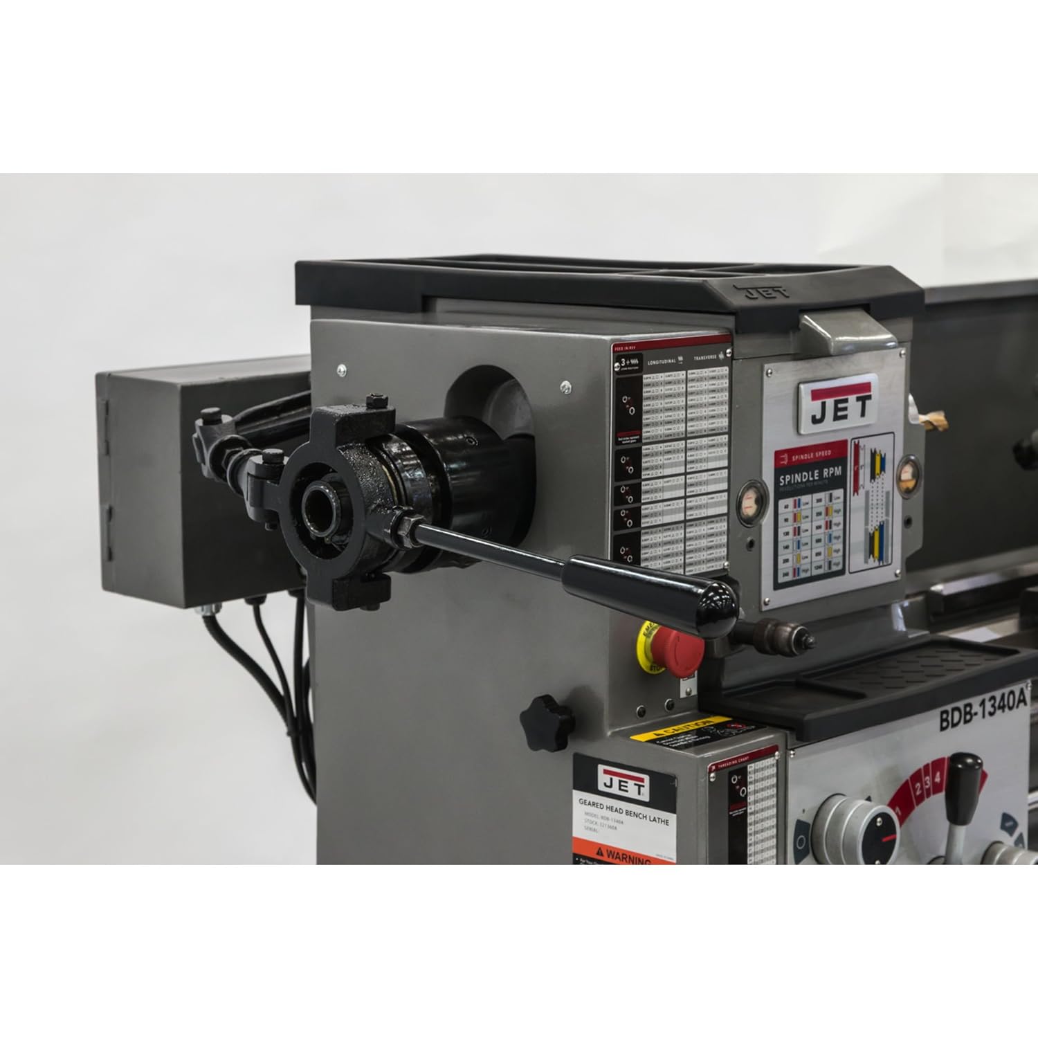 Jet 321360A BDB-1340A 13-Inch Swing by 40-Inch between Centers 230-Volt 1  Phase Belt Drive Bench Metalworking Lathe - Power Metal Lathes - Amazon.com
