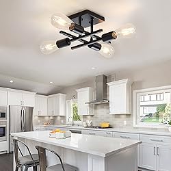 Youroke 4-Light Semi Flush Mount Ceiling