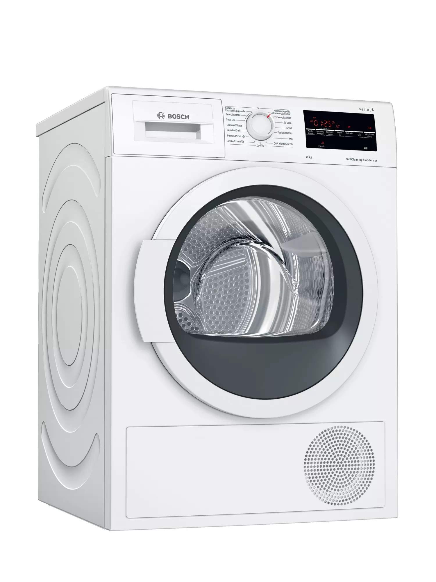Bosch-WTG87249ES-Secadora-con-Bomba-de-Calor-8kg-Serie-6-Proteccion-Antiarrugas-Tambor-VarioSoft-Blanco