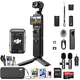 DJI Osmo Pocket 3 Creator Combo, 1'' CMOS, 4K Resolution/120fps Vlog Camera, 3-Axis Stabilization Bundle + Accessories Includ