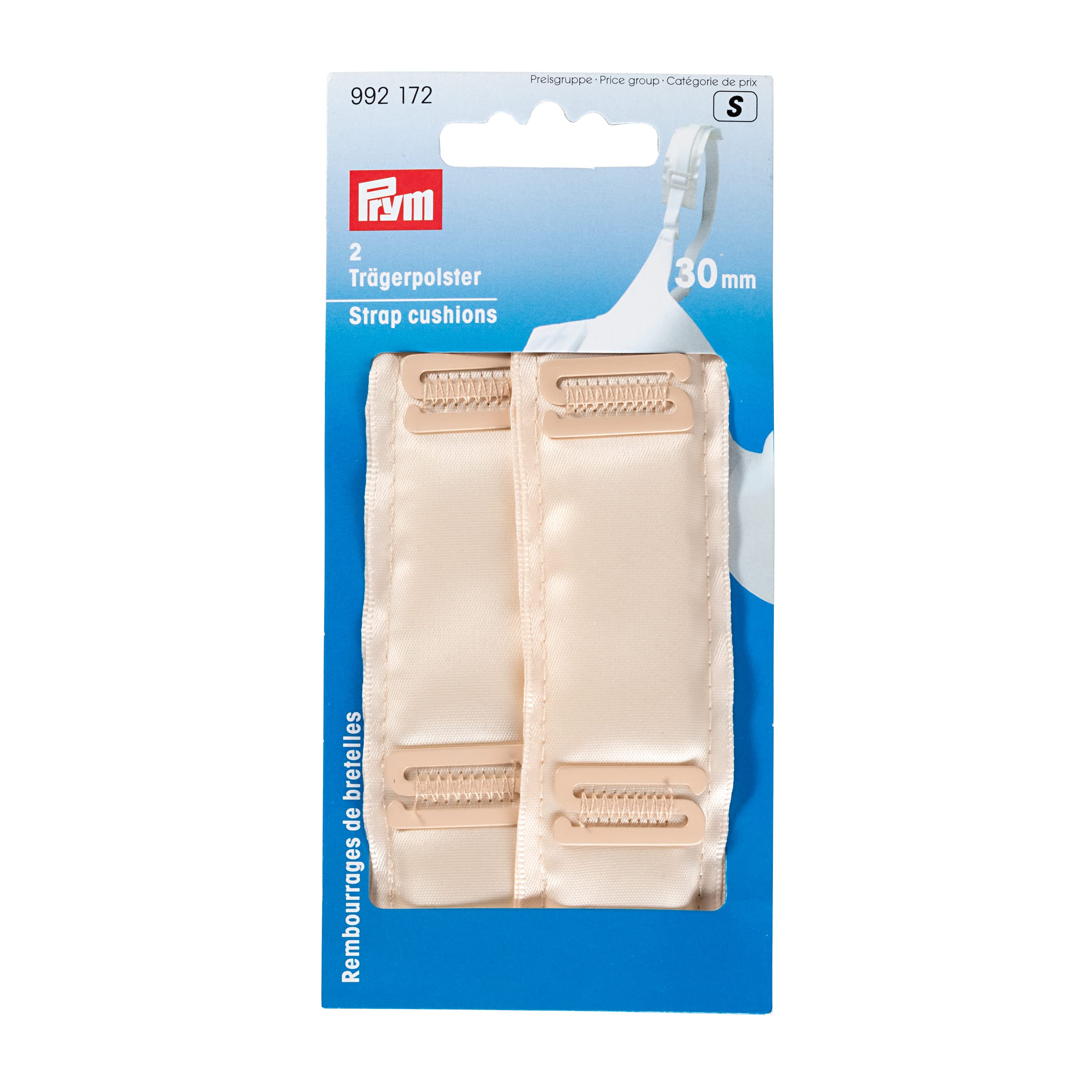 Prym - Beige (30mm) Strap Cushions - 1 Unit