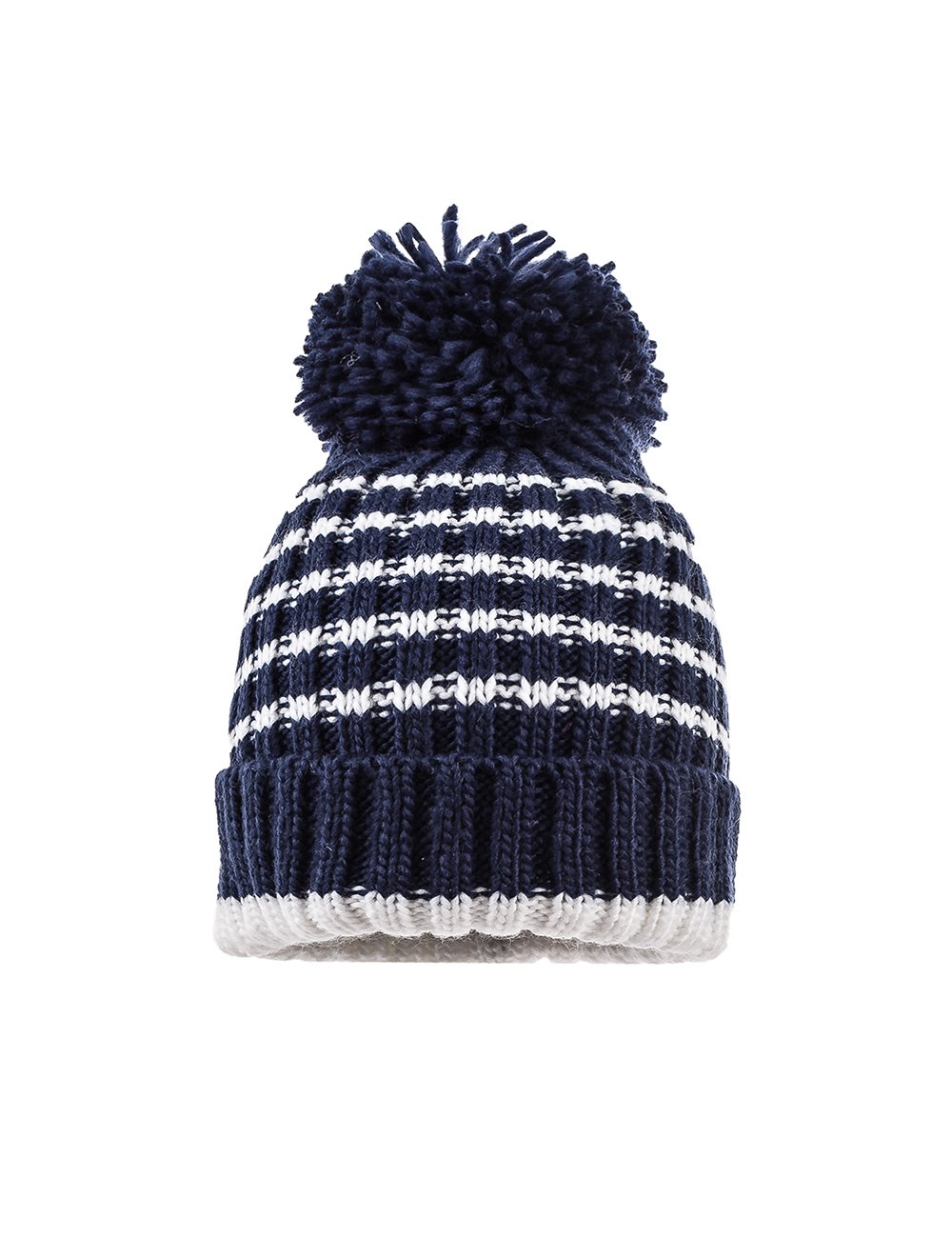 maximo Baby Boy Envelope, Pompom Hat, Multicoloured (Navy/Antique White 4801), 49/51