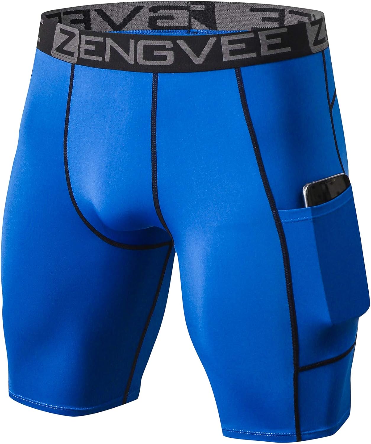 1994Fashion Men's 3 Pack Compression Shorts with Pockets Athletic Baselayer Underwear for Running, Workout, Training at  Men’s Clothing store