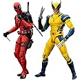 LonullyMege Wolverine and Dead Full Set 2-Pack Action Figure 7 inch 1/10 Scale Legends Series Collectable Toys with Lots of Accessories Gift(Wolverine & Dead)