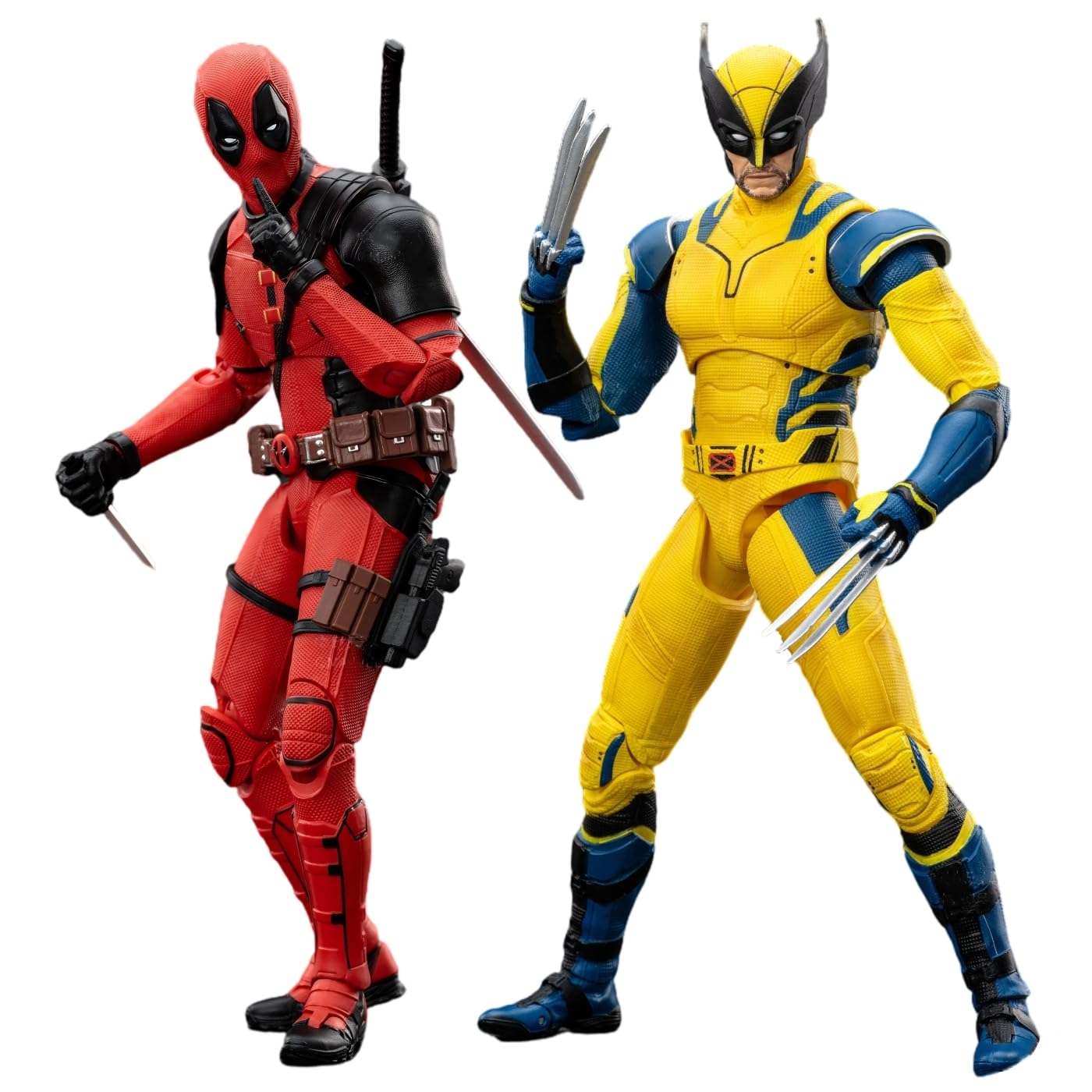 Photo 1 of LonullyMege Wolverine and Dead Full Set 2-Pack Action Figure 7 inch 1/10 Scale Legends Series Collectable Toys with Lots of Accessories Gift(Wolverine & Dead)