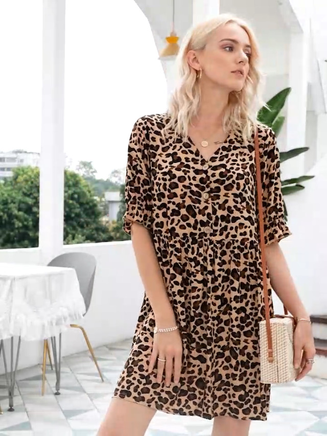 6 ECOWISH+Womens+Sleeves+Dresses+X+Small