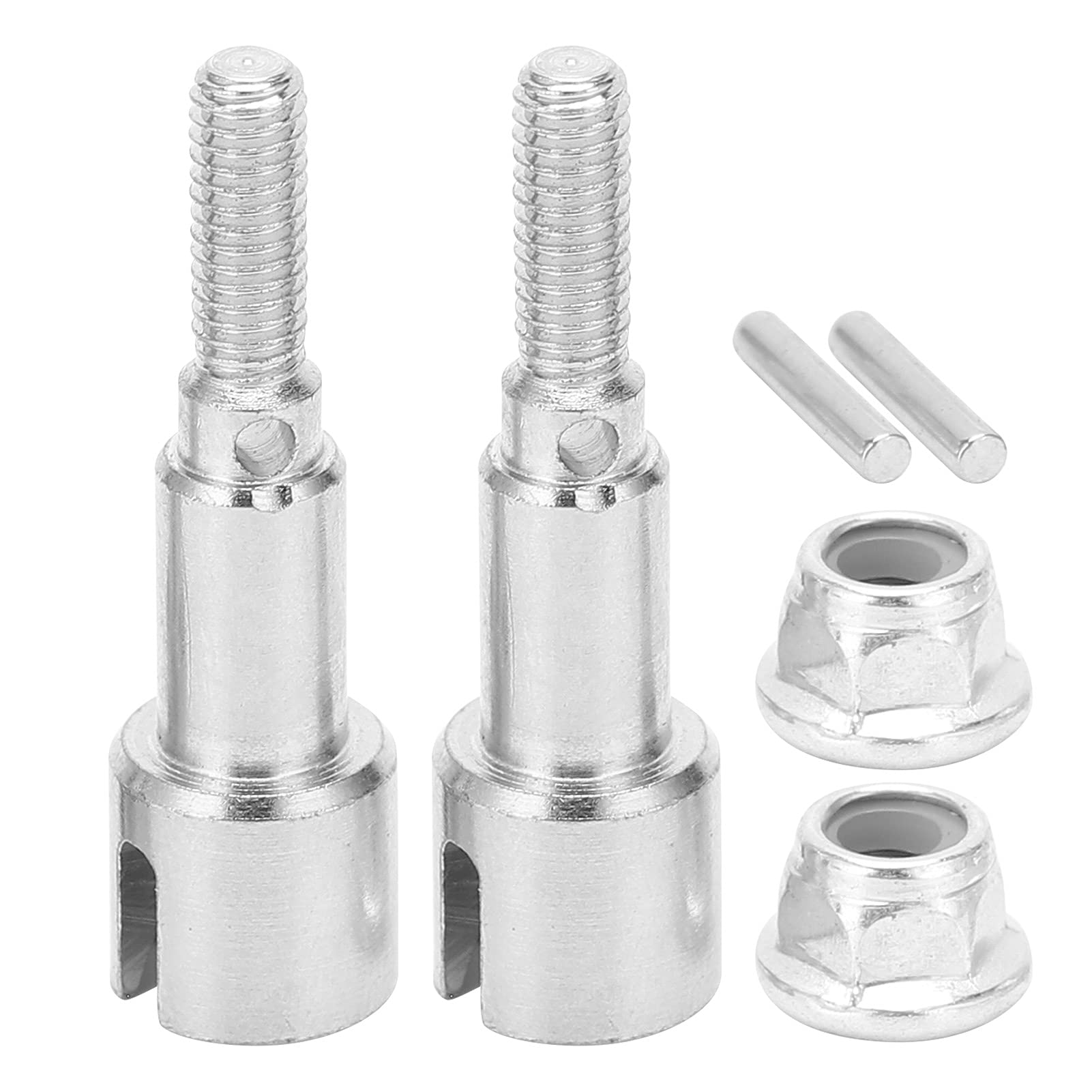 RC Wheel Shaft Cups, Metal Rear Wheel Shafts Adapter Drive Axle Cup for 16889A 16889 S1601 S1602 1/16 RC Car Rc Car Model Accessory