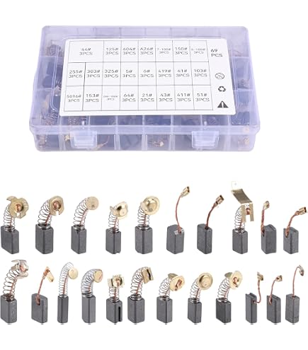thumbnail image 2 of 10pcs Universal Motor Carbon Brushes – 5x8x20mm For Electric Drills & Power Tools 2 of 5