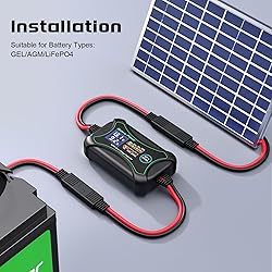 10Amp 12 Volt MPPT Solar Charge Controller, Bateria