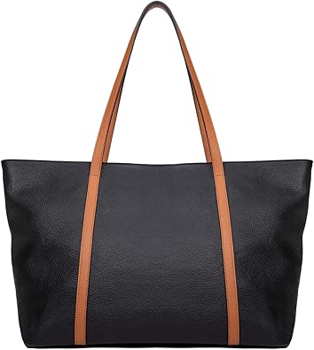 big leather tote