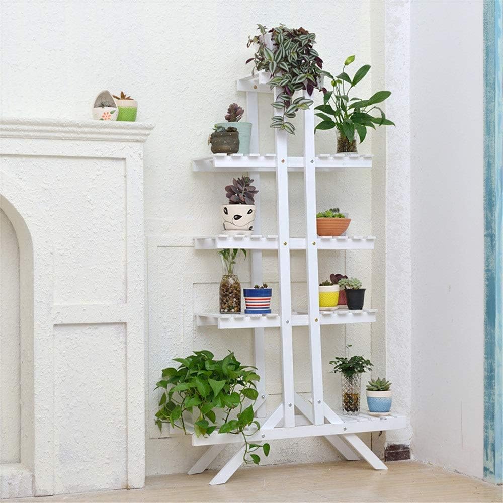 HTL Balcón de Almacenamiento en Rack Flower Stand 5 Nivel Planta