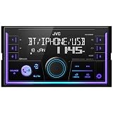 JVC KW-SX88BT Bluetooth Double Din Digital Media Car Stereo with Shallow Chassis, Variable Color Dsplay, Front USB and Aux, Powerful Amplifier, AM/FM Radio, Perfect OEM Replacement for Your Vehicle