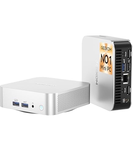 GEEKOM AE7 Mini PC, AMD Ryzen 9 7940HS Processor AI Mini Computer
