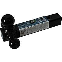 Reese Towpower 7022400 Black 2" Triple Ball Mount
