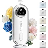 XIYIUSSM Waterless Essential Oil Diffuser for Home and Car Portable Aromatherapy Diffuser with 7 Mist Modes 1800mAh Rechargeable Battery Operated Scent Diffuser for Large Room Bedroom Office Bathroom