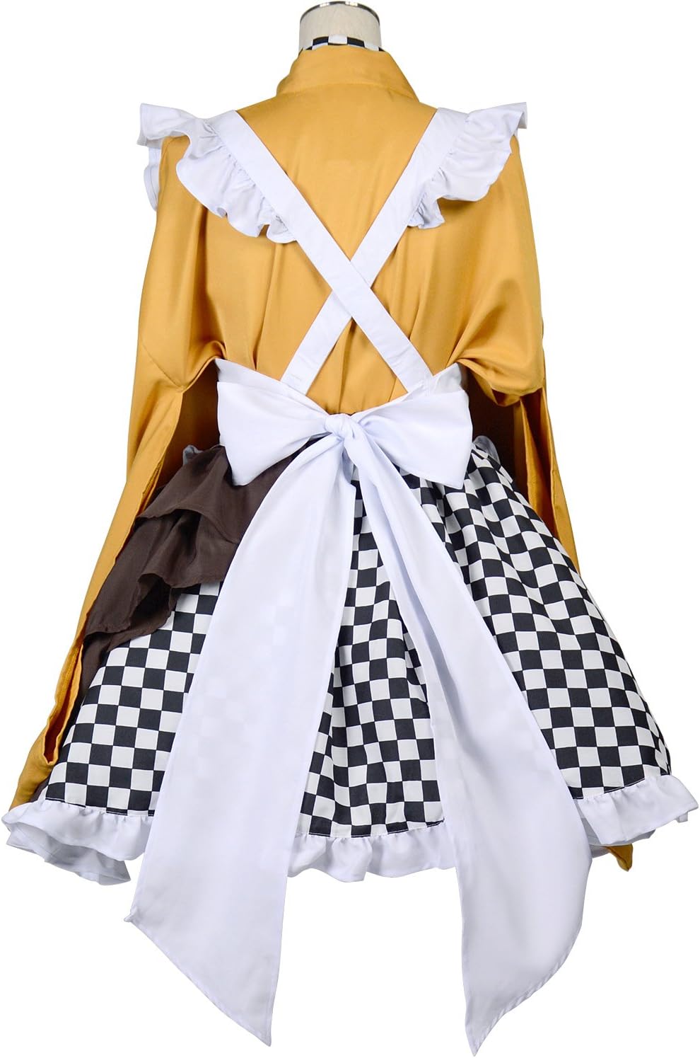 8mm 大正浪漫 和風 メイド服 コスチューム 衣装 レディースサイズ Mサイズ ブルー コスプレ 仮装 通販 Amazon