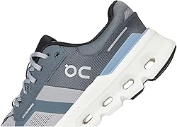 On Men's Cloudrunner 2 Sneaker, Alloy/Chambray, 12.5