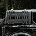 Rear Window Storage Molle Panel Flank Kit Rear Window Protective Decoration for Ford Bronco 2021 2022 2023 2024 4 Doors